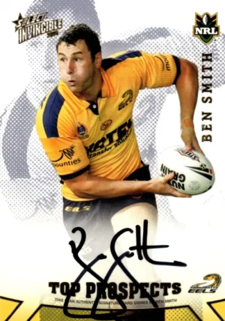 2006 NRL Invincible Top Prospect Signature - TP08 Ben Smith Parramatta Eels
