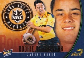 2007 NRL Champions Medal Winner - MW3 Jarryd Hayne Parramatta Eels