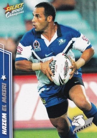 2007 NRL Champions Common Card - Base 017 Hazem El Masri Canterbury Bulldogs