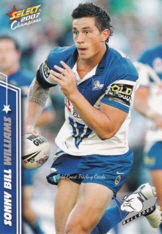 2007 NRL Champions Common Card - Base 019 Sonny Bill Williams Canterbury Bulldogs