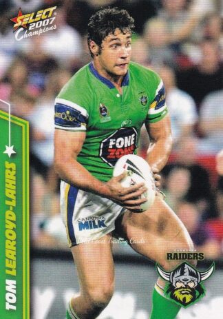 2007 NRL Champions Common Card - Base 038 Tom Learoyd-Lahrs Canberra Raiders