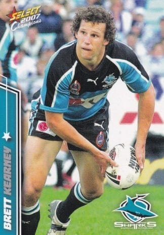 2007 NRL Champions Common Card - Base 040 Brett Kearney Cronulla Sharks