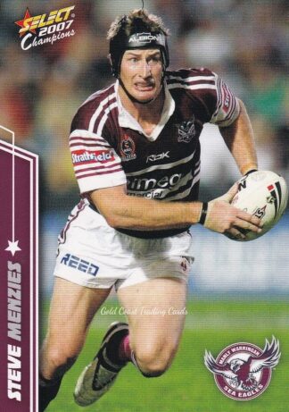 2007 NRL Champions Common Card - Base 073 Steve Menzies Manly Sea Eagles