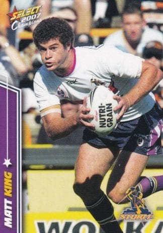 2007 NRL Champions Common Card - Base 078 Matt King Melbourne Storm
