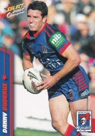 2007 NRL Champions Common Card - Base 093 Danny Buderus Newcastle Knights