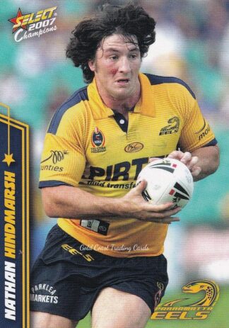 2007 NRL Champions Common Card - Base 121 Nathan Hindmarsh Parramatta Eels