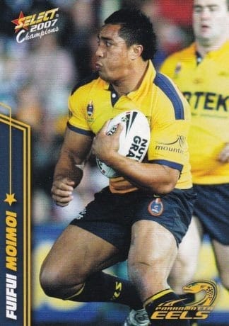 2007 NRL Champions Common Card - Base 122 Fuifui Moimoi Parramatta Eels