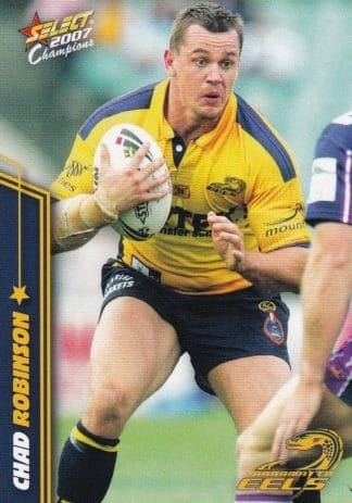 2007 NRL Champions Common Card - Base 123 Chad Robinson Parramatta Eels