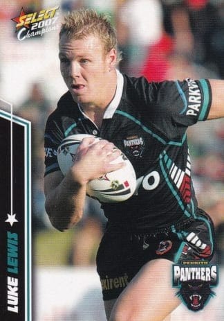2007 NRL Champions Common Card - Base 128 Luke Lewis Penrith Panthers