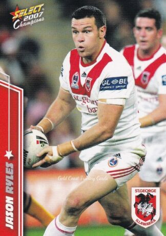 2007 NRL Champions Common Card - Base 142 Jason Ryles St George Dragons