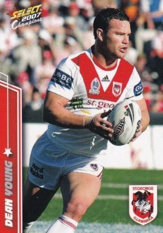 2007 NRL Champions Common Card - Base 143 Dean Young St George Dragons