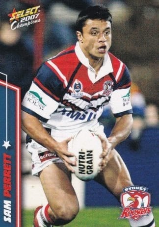 2007 NRL Champions Common Card - Base 150 Sam Perrett Sydney Roosters