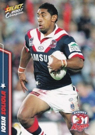 2007 NRL Champions Common Card - Base 151 Iosia Soliola Sydney Roosters