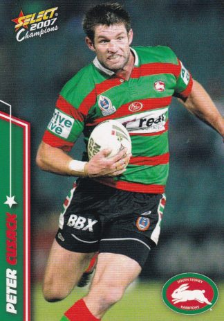 2007 NRL Champions Common Card - Base 166 Peter Cusack South Sydney Rabbitohs