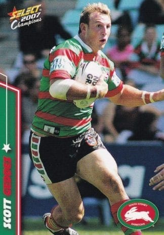 2007 NRL Champions Common Card - Base 169 Scott Geddes South Sydney Rabbitohs