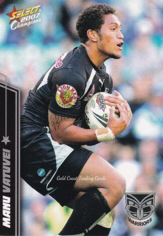 2007 NRL Champions Common Card - Base 173 Manu Vatuvei Warriors