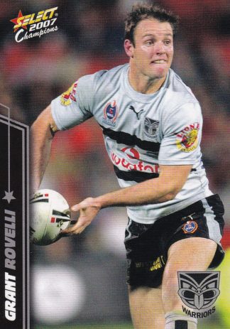 2007 NRL Champions Common Card - Base 178 Grant Rovelli Warriors