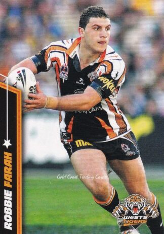 2007 NRL Champions Common Card - Base 190 Robbie Farah Wests Tigers