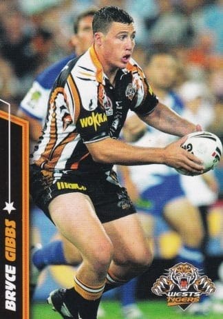 2007 NRL Champions Common Card - Base 195 Bryce Gibbs Wests Tigers