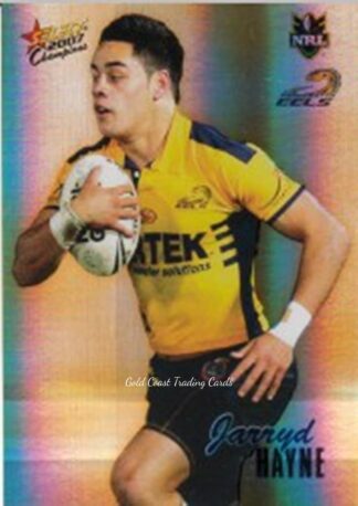 2007 NRL Champions Holofoil Parallel - HF113 Jarryd Hayne Parramatta Eels