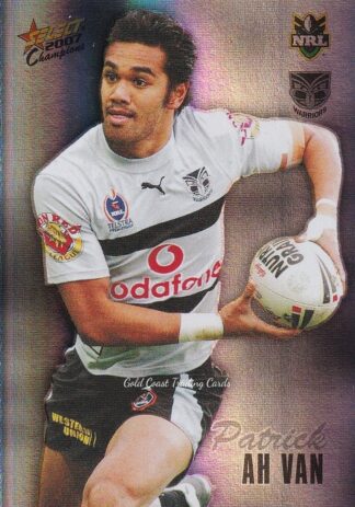 2007 NRL Champions Holofoil Parallel - HF171 Patrick Ah Van Warriors