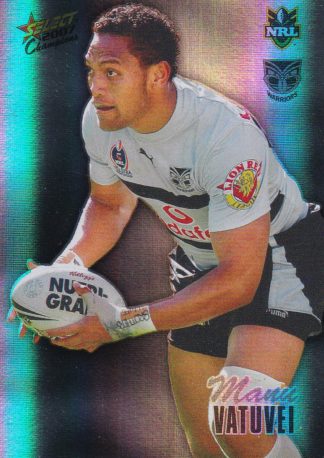 2007 NRL Champions Holofoil Parallel - HF172 Manu Vatuvei Warriors