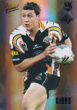 2007 NRL Champions Holofoil Parallel - HF194 Bryce Gibbs Wests Tigers
