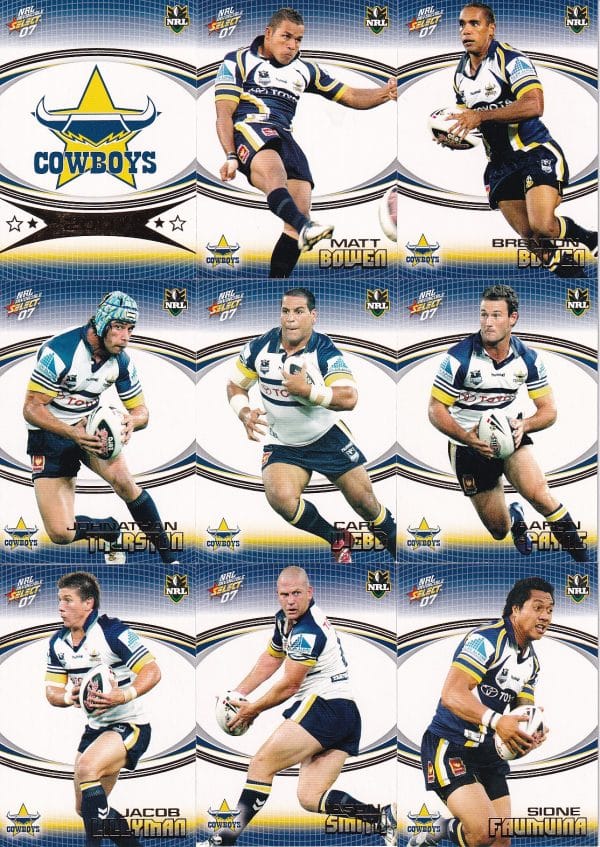 2007 NRL Invincible Album With Full Base Set - 195 Common Cards - Image 10