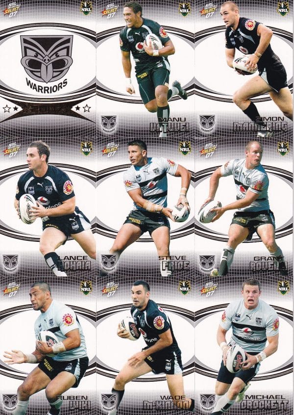 2007 NRL Invincible Album With Full Base Set - 195 Common Cards - Image 4
