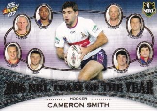 2007 NRL Invincible Team Of The Year - TY7 Cameron Smith Melbourne Storm