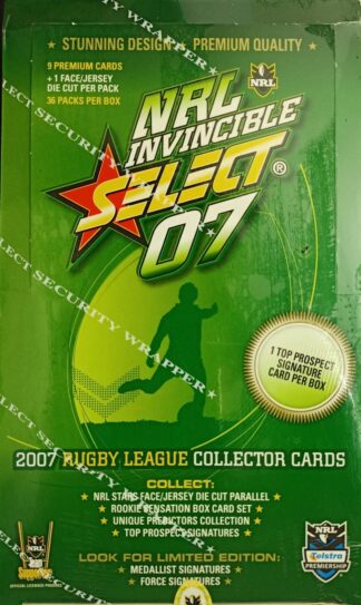 2007 NRL Invincible Factory Sealed Box