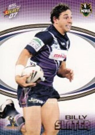 2007 NRL Invincible Common Card - Base 077 Billy Slater Melbourne Storm