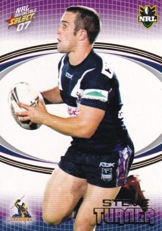 2007 NRL Invincible Common Card - Base 087 Steve Turner Melbourne Storm
