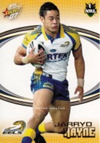 2007 NRL Invincible Common Card - Base 115 Jarryd Hayne Parramatta Eels