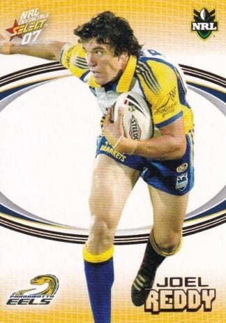 2007 NRL Invincible Common Card - Base 123 Joel Reddy Parramatta Eels