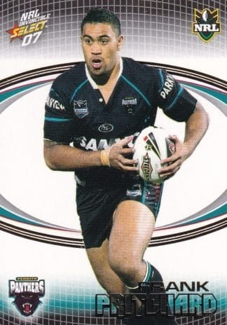 2007 NRL Invincible Common Card - Base 127 Frank Pritchard Penrith Panthers