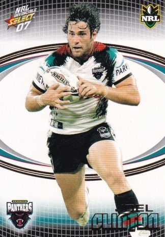 2007 NRL Invincible Common Card - Base 131 Joel Clinton Penrith Panthers