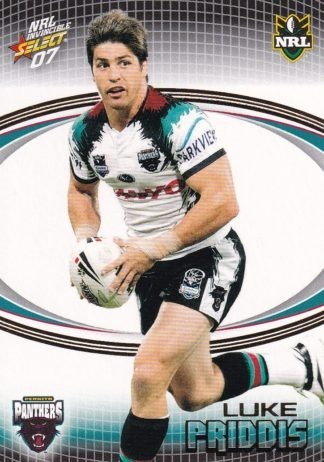 2007 NRL Invincible Common Card - Base 132 Luke Priddis Penrith Panthers