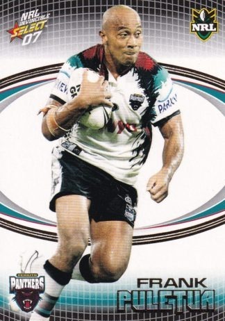 2007 NRL Invincible Common Card - Base 133 Frank Puletua Penrith Panthers