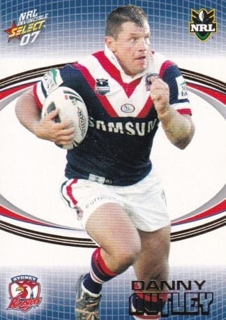 2007 NRL Invincible Common Card - Base 168 Danny Nutley Sydney Roosters