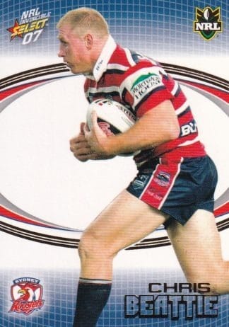 2007 NRL Invincible Common Card - Base 169 Chris Beattie Sydney Roosters