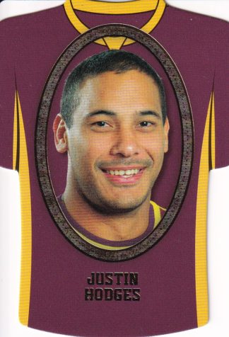2007 NRL Invincible Jersey Parallel - GC003 Justin Hodges Brisbane Broncos