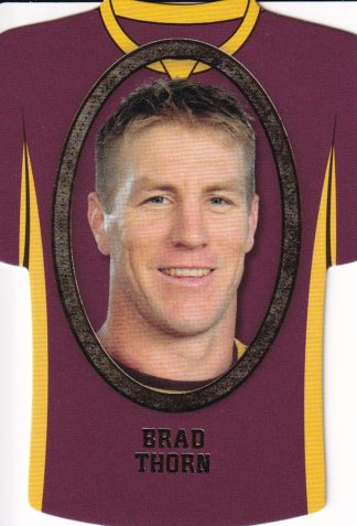 2007 NRL Invincible Jersey Parallel - GC008 Brad Thorn Brisbane Broncos