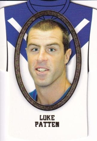 2007 NRL Invincible Jersey Parallel - GC014 Luke Patten Canterbury Bulldogs