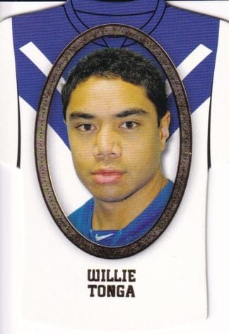 2007 NRL Invincible Jersey Parallel - GC016 Willie Tonga Canterbury Bulldogs
