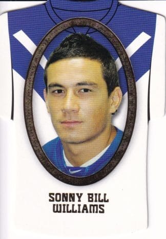 2007 NRL Invincible Jersey Parallel - GC017 Sonny Bill Williams Canterbury Bulldogs