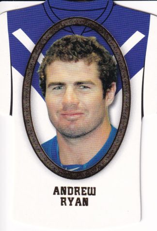 2007 NRL Invincible Jersey Parallel - GC019 Andrew Ryan Canterbury Bulldogs
