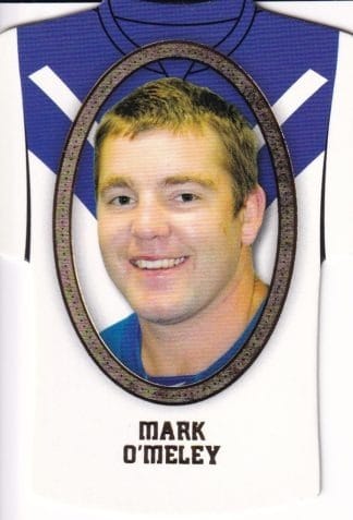 2007 NRL Invincible Jersey Parallel - GC020 Mark O'Meley Canterbury Bulldogs