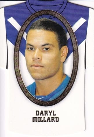 2007 NRL Invincible Jersey Parallel - GC024 Daryl Millard Canterbury Bulldogs