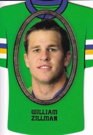 2007 NRL Invincible Jersey Parallel - GC028 William Zillman Canberra Raiders